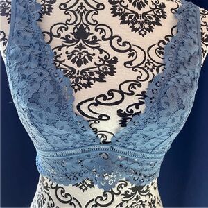 Victoria’s Secret blue lace bralette size Medium